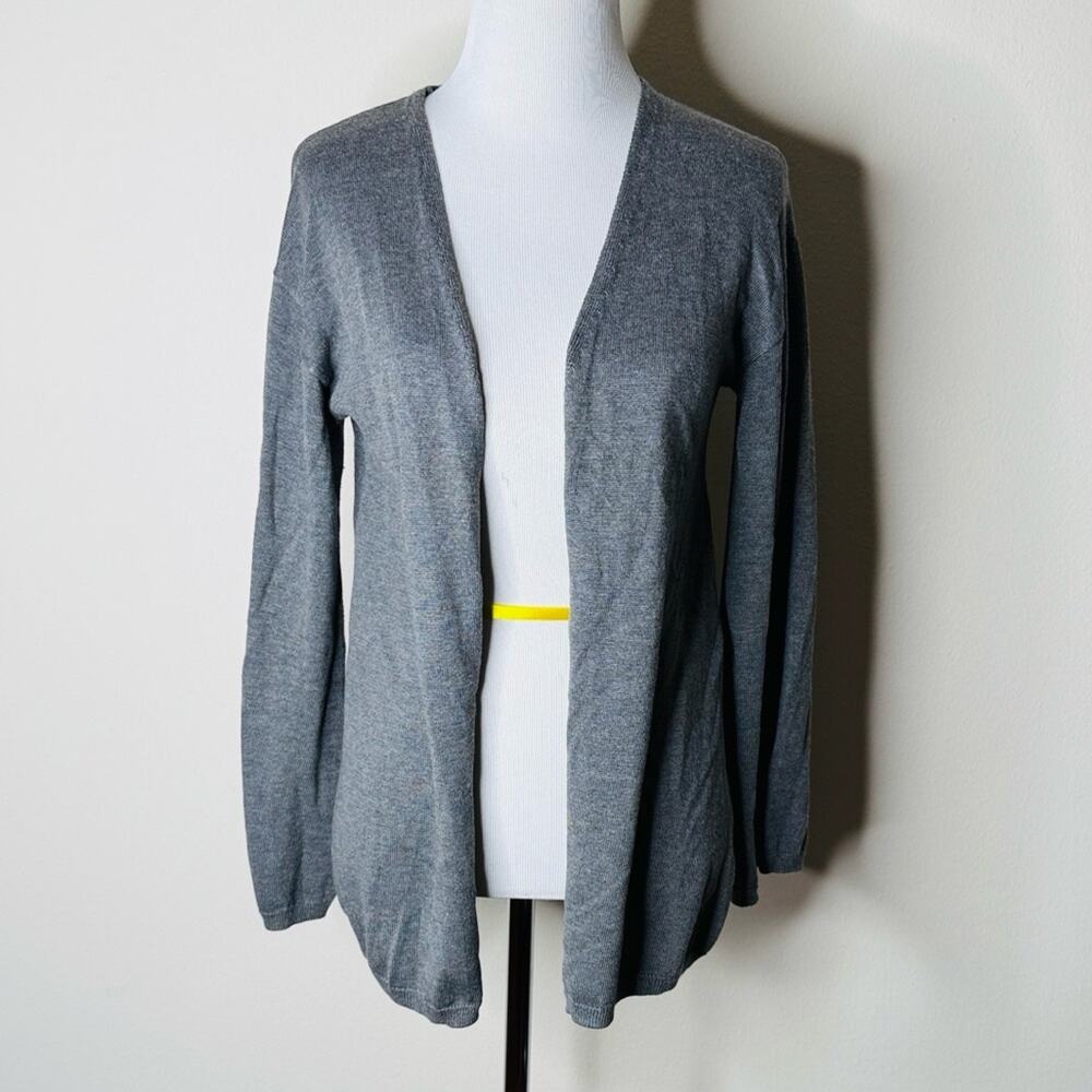 SNDYS Gray Knit Cardigan Sweater